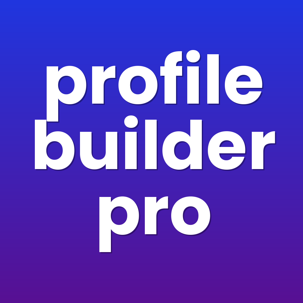 profile builder pro
