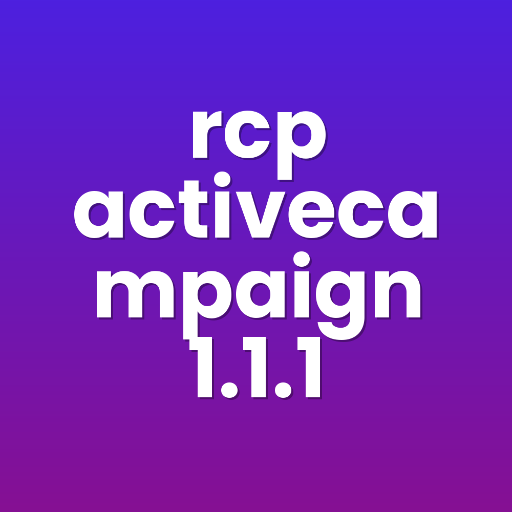 rcp activecampaign 1.1.1