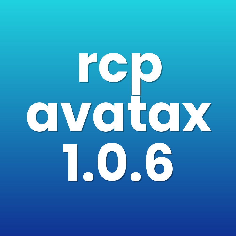 rcp avatax 1.0.6