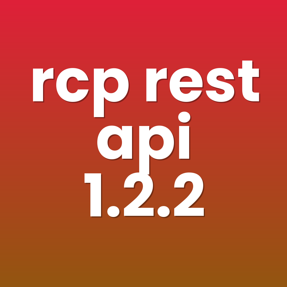 rcp rest api 1.2.2