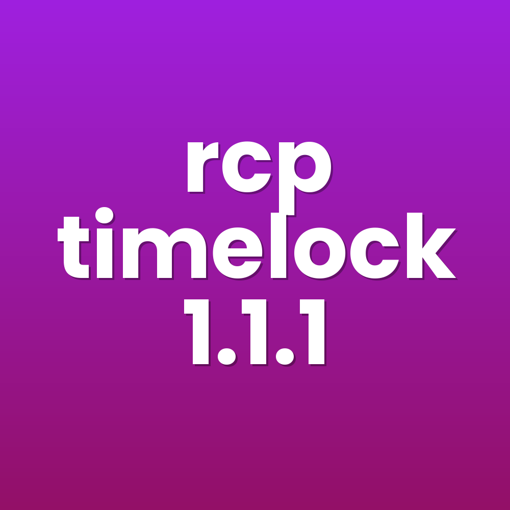 rcp timelock 1.1.1