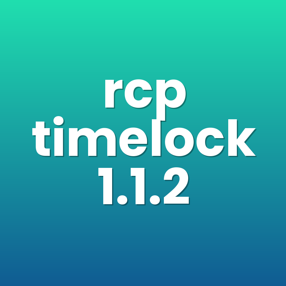 rcp timelock 1.1.2