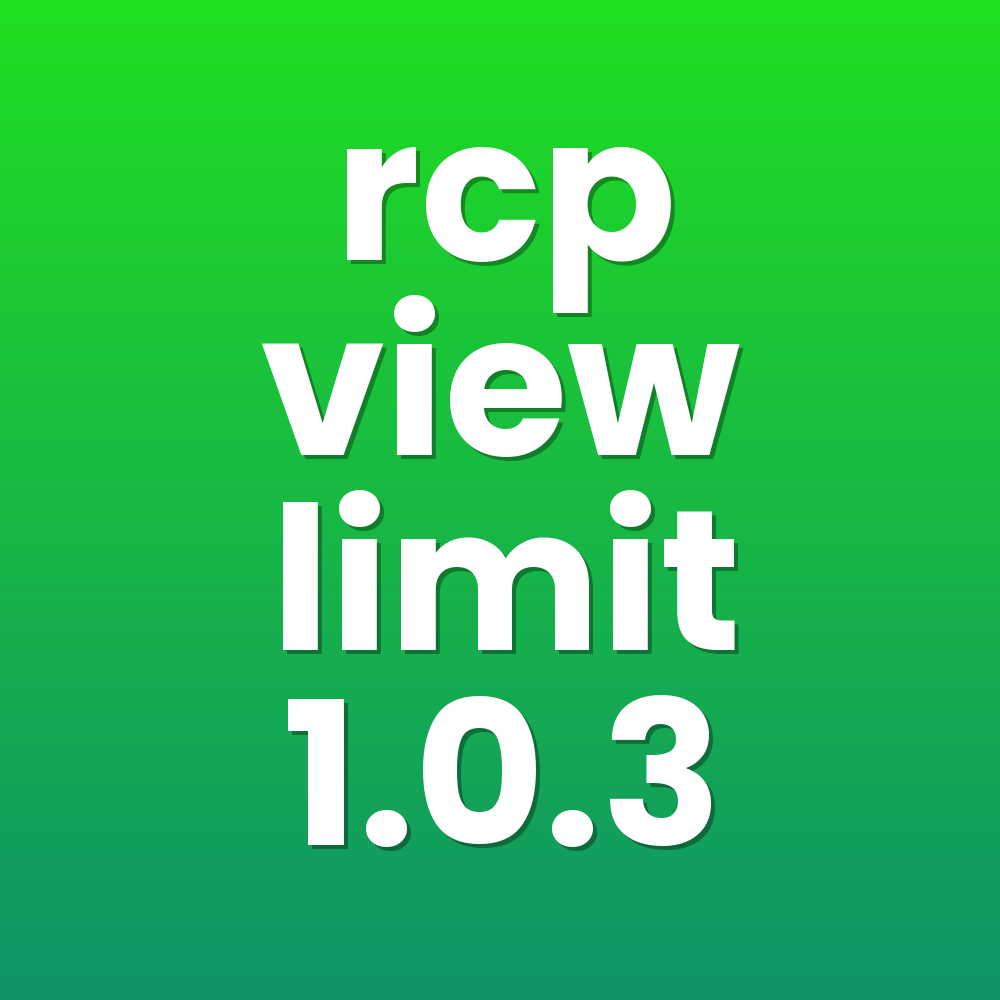 rcp view limit 1.0.3
