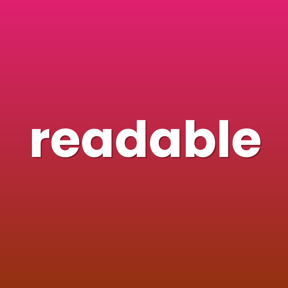 readable