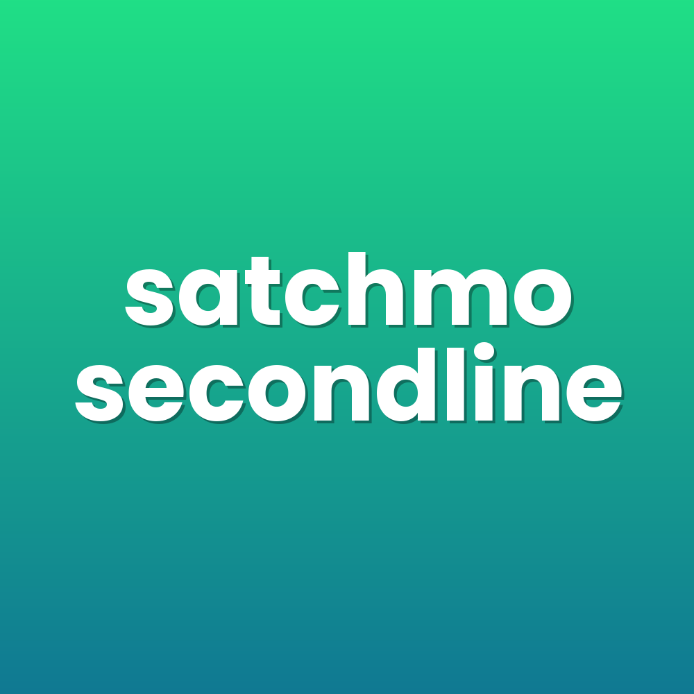 satchmo secondline