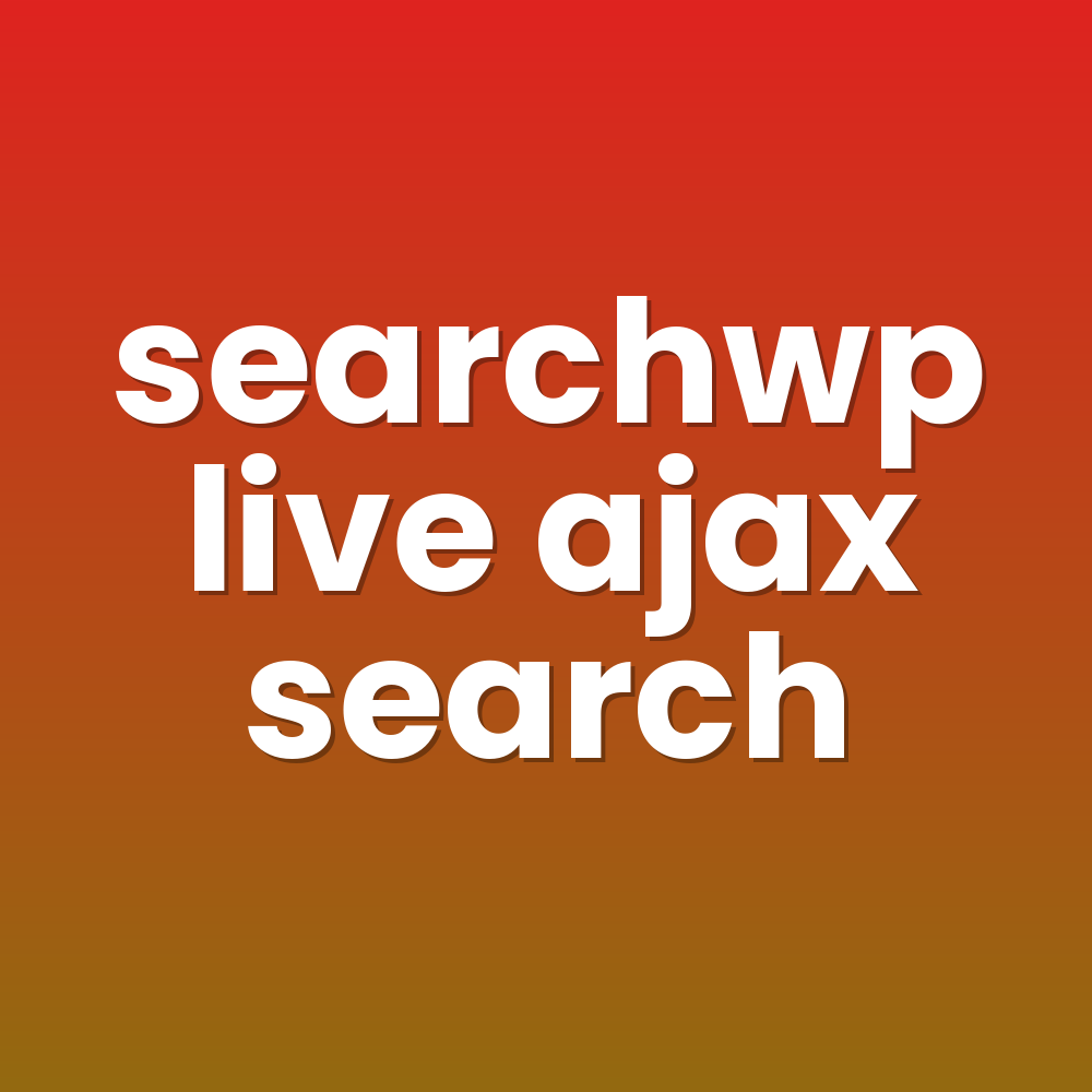 searchwp live ajax search