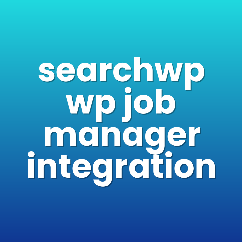searchwp wp job manager integration