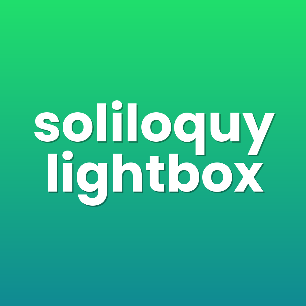 soliloquy lightbox