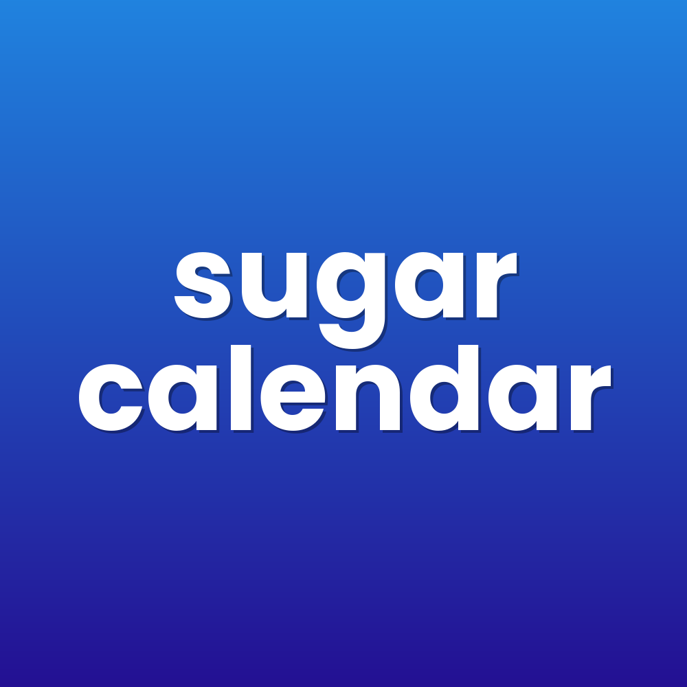 sugar calendar