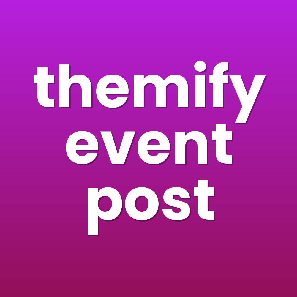 themify event post