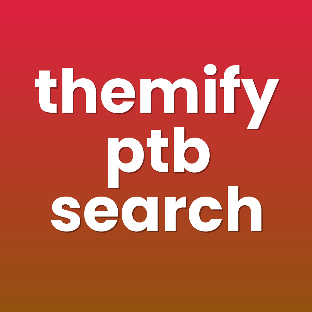 themify ptb search