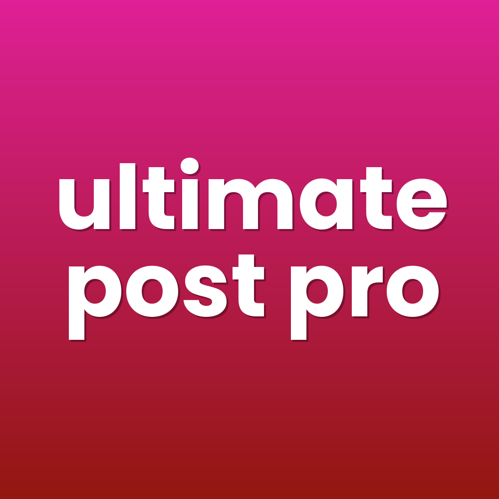 ultimate post pro