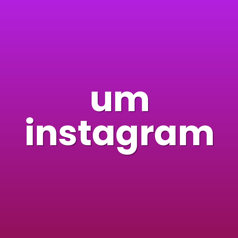 um instagram