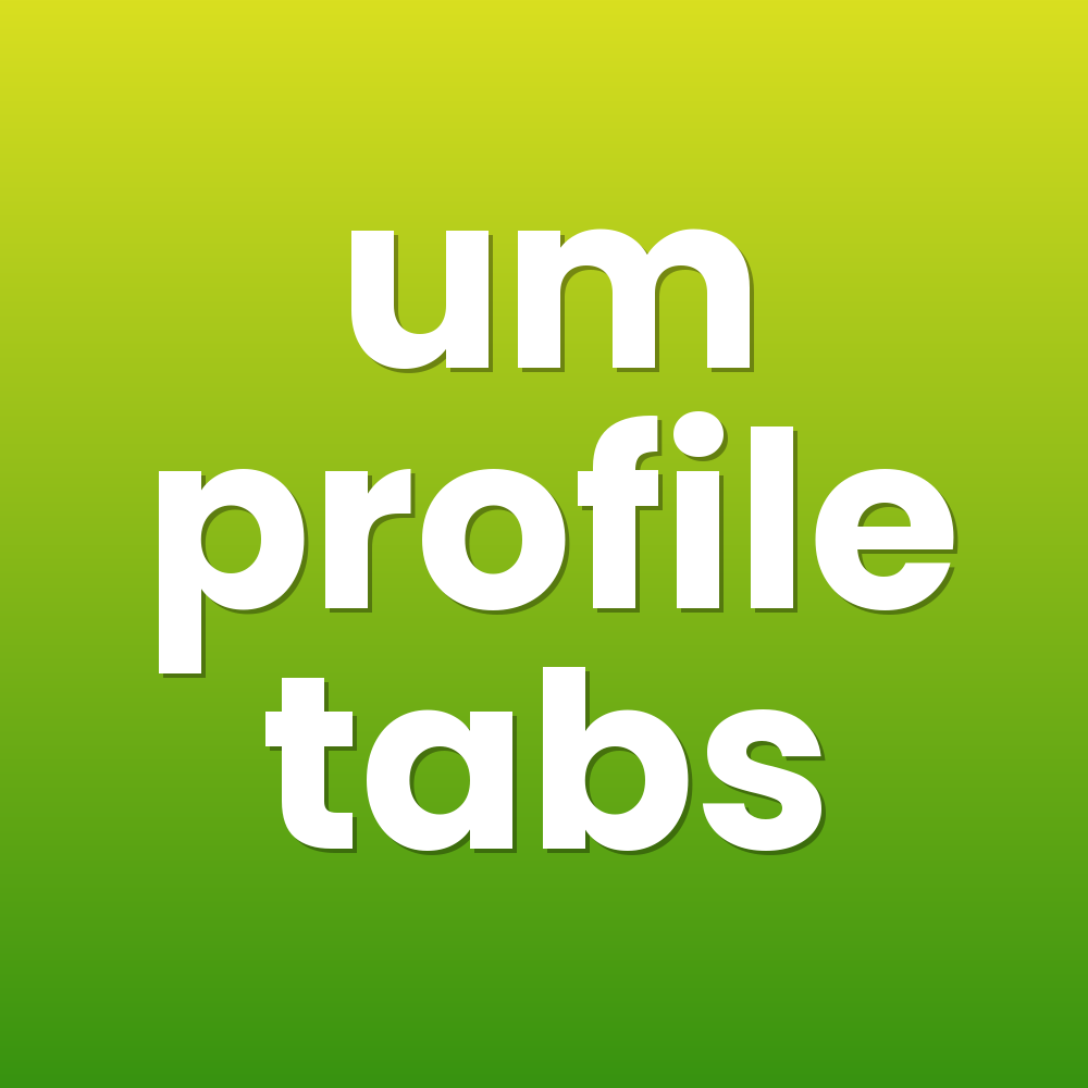 um profile tabs