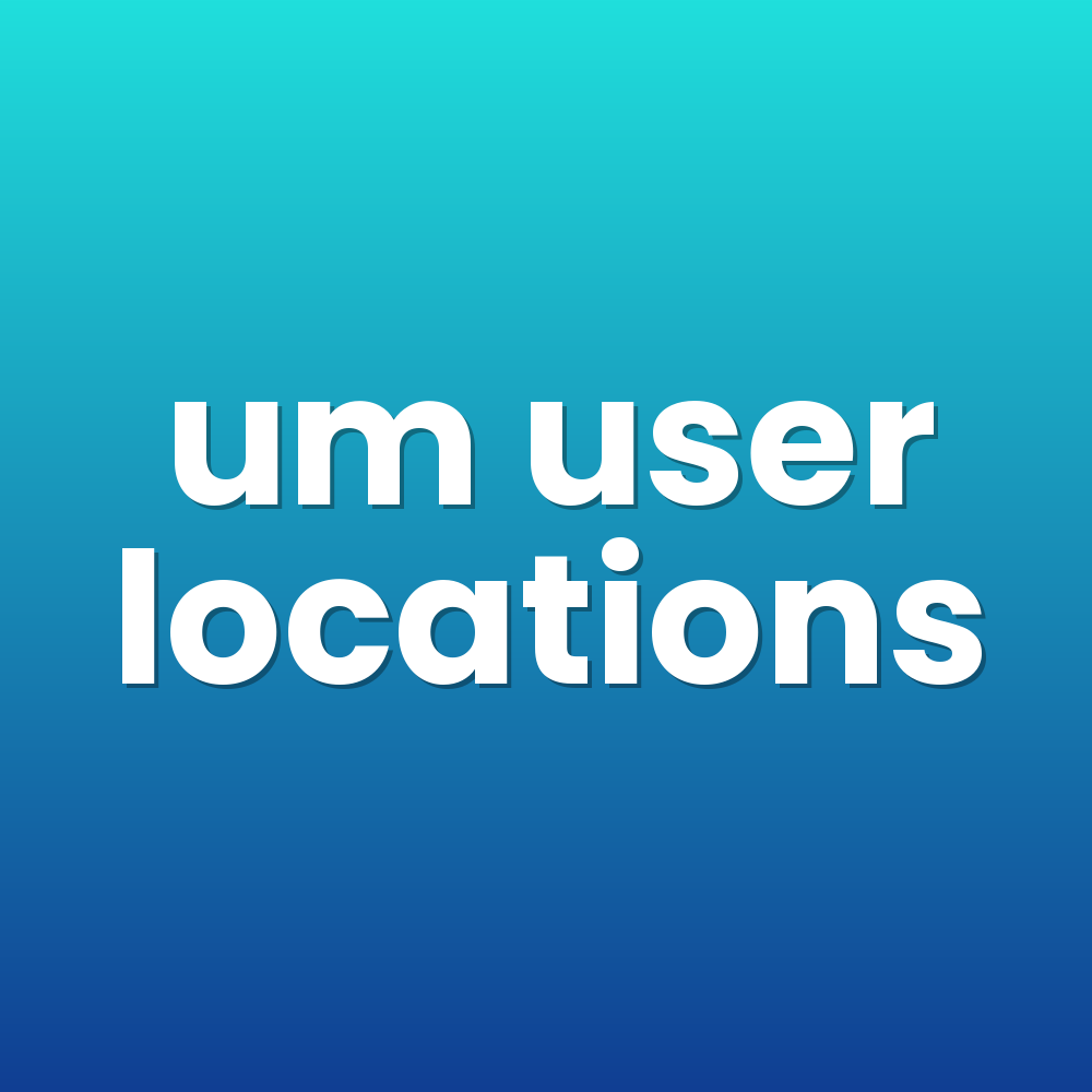 um user locations