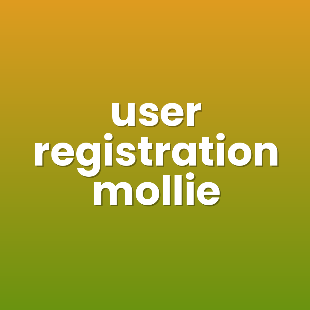 user registration mollie