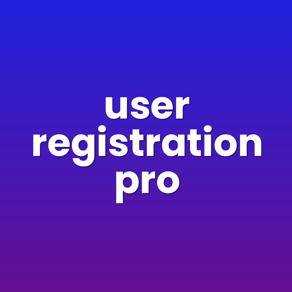 user registration pro