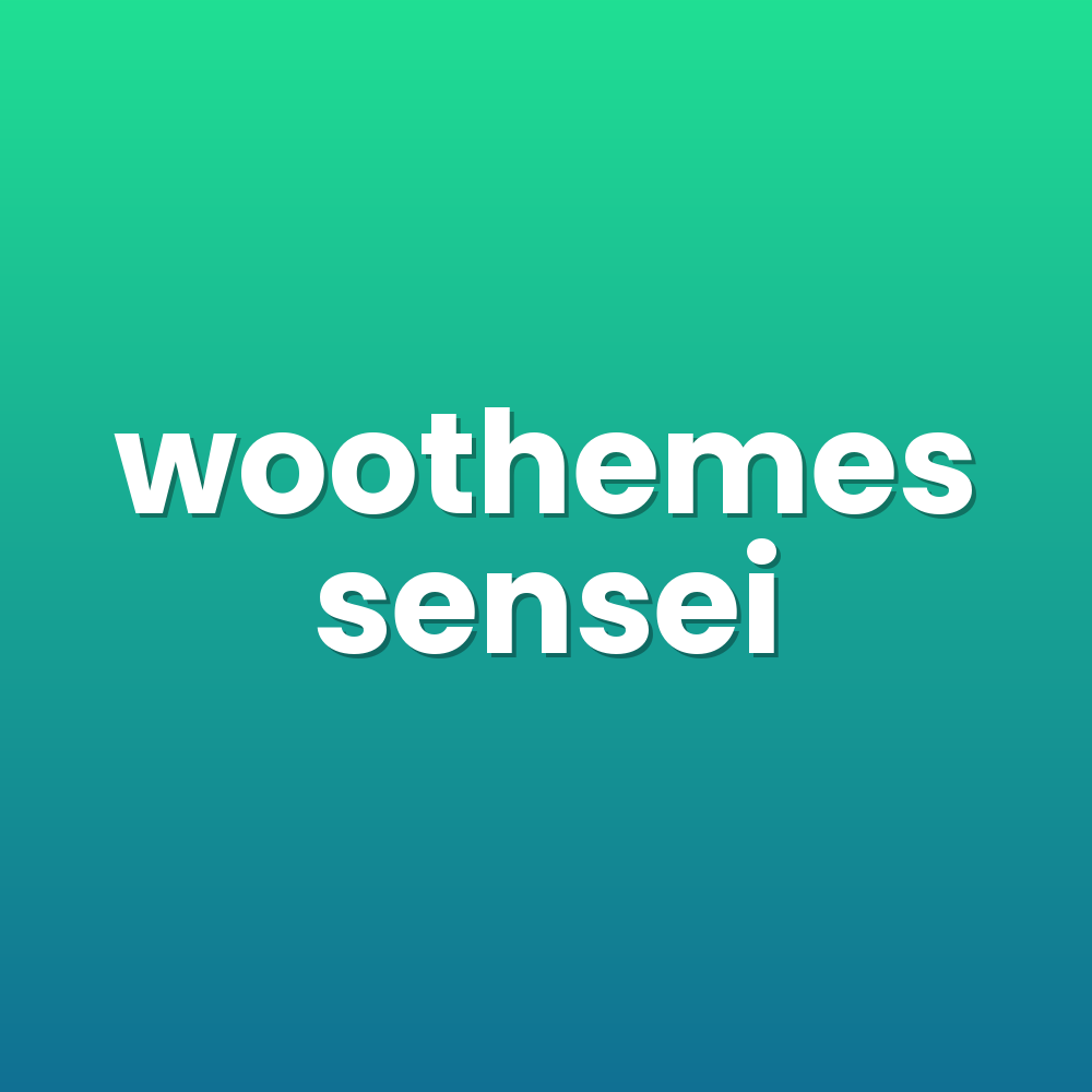 woothemes sensei