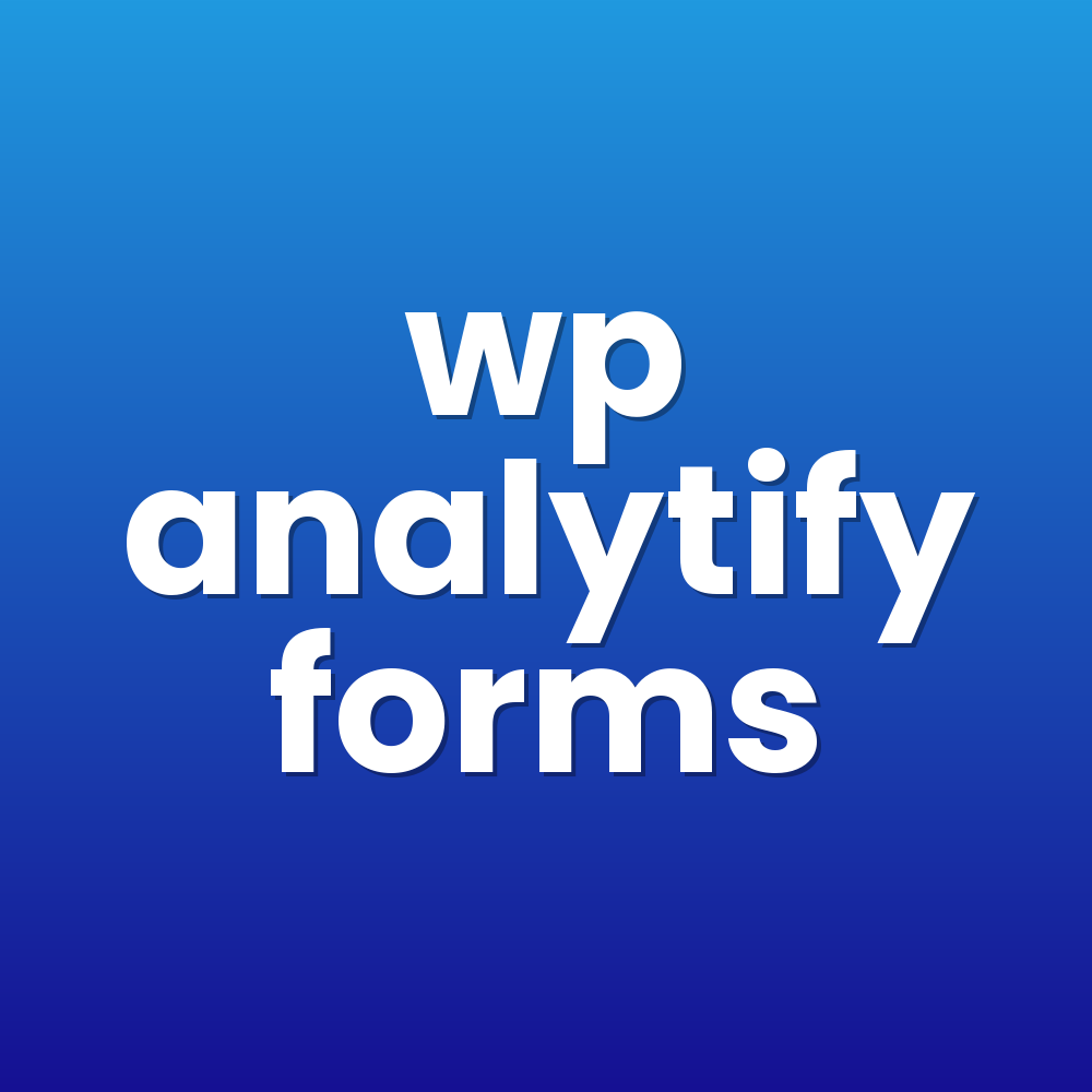 wp analytify forms