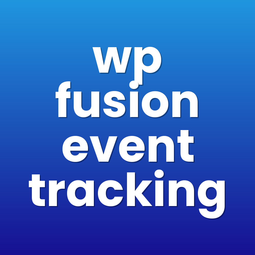 wp fusion event tracking