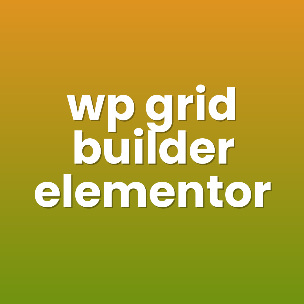 wp grid builder elementor