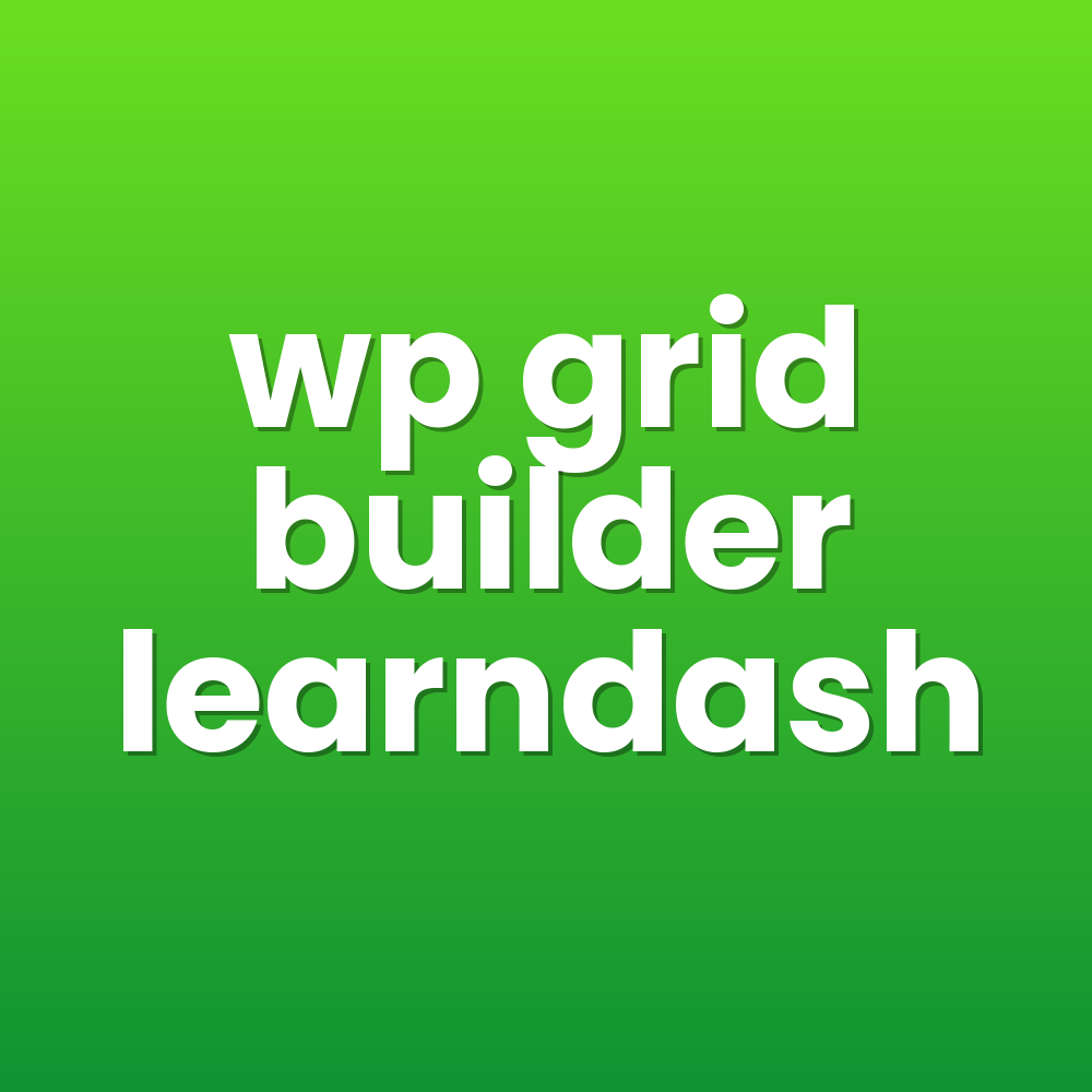 wp grid builder learndash