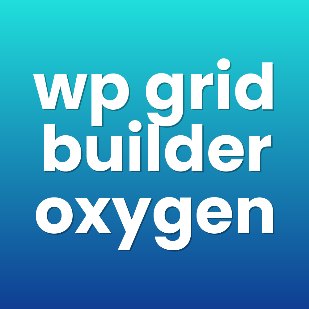 wp grid builder oxygen
