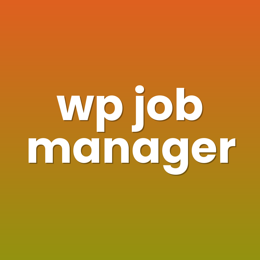 wp job manager