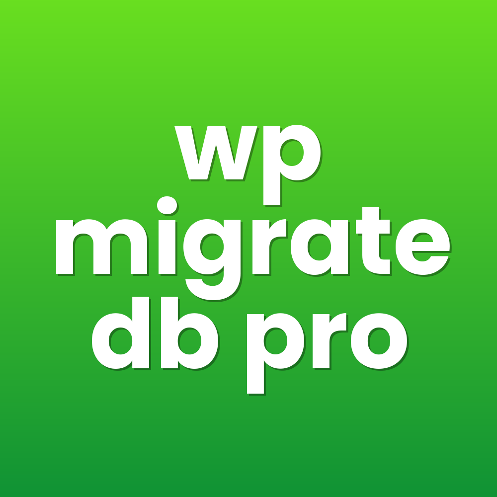wp migrate db pro
