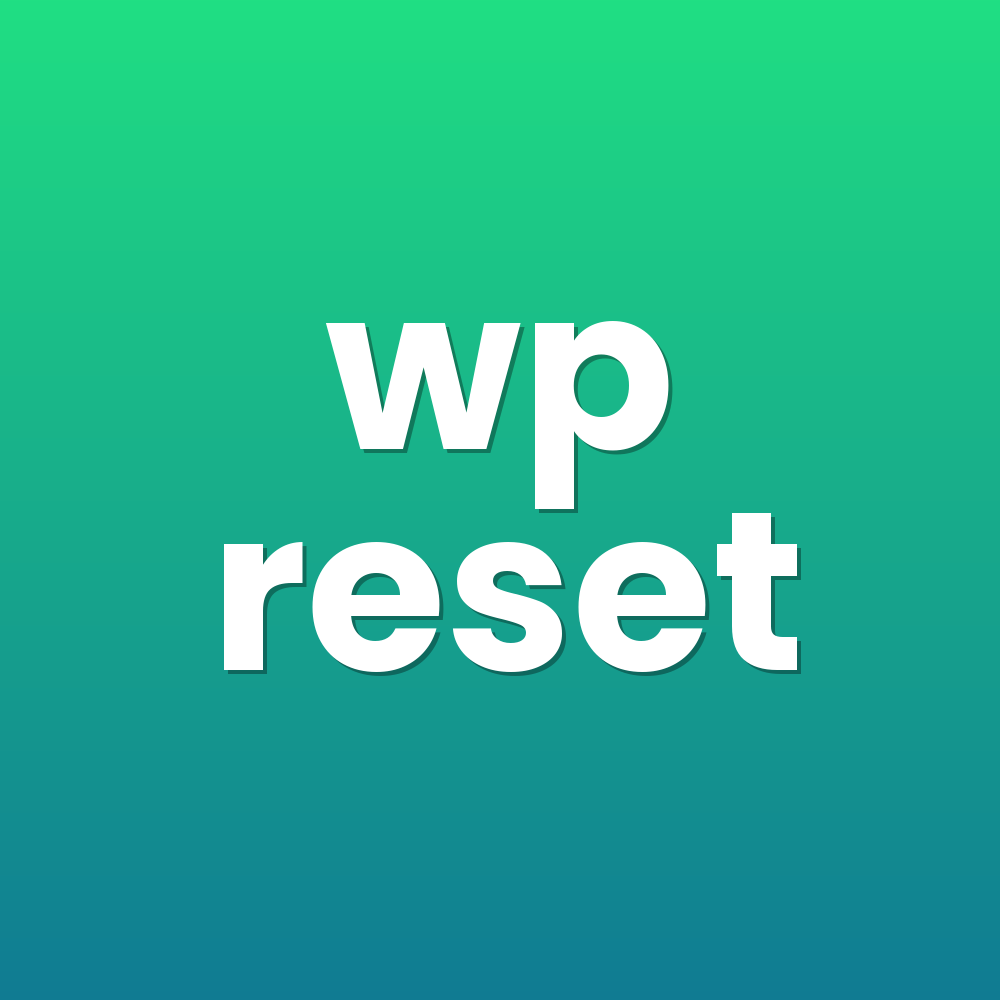 wp reset