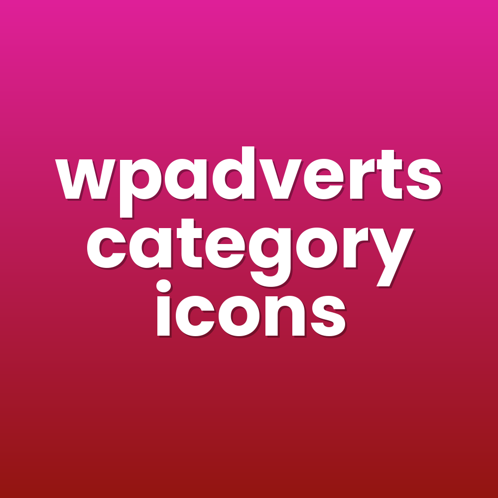 wpadverts category icons