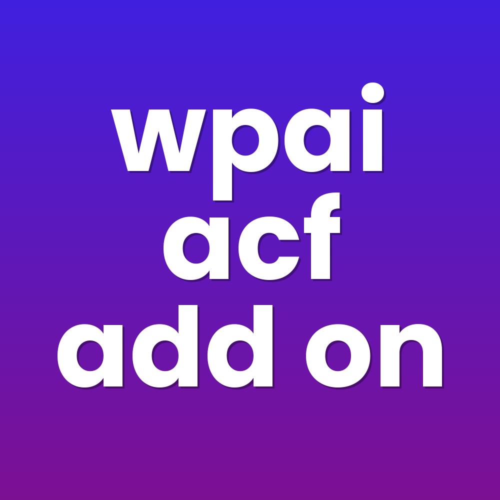 wpai acf add on