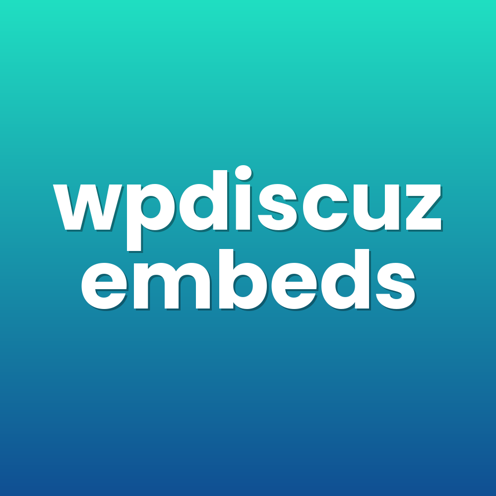 wpdiscuz embeds