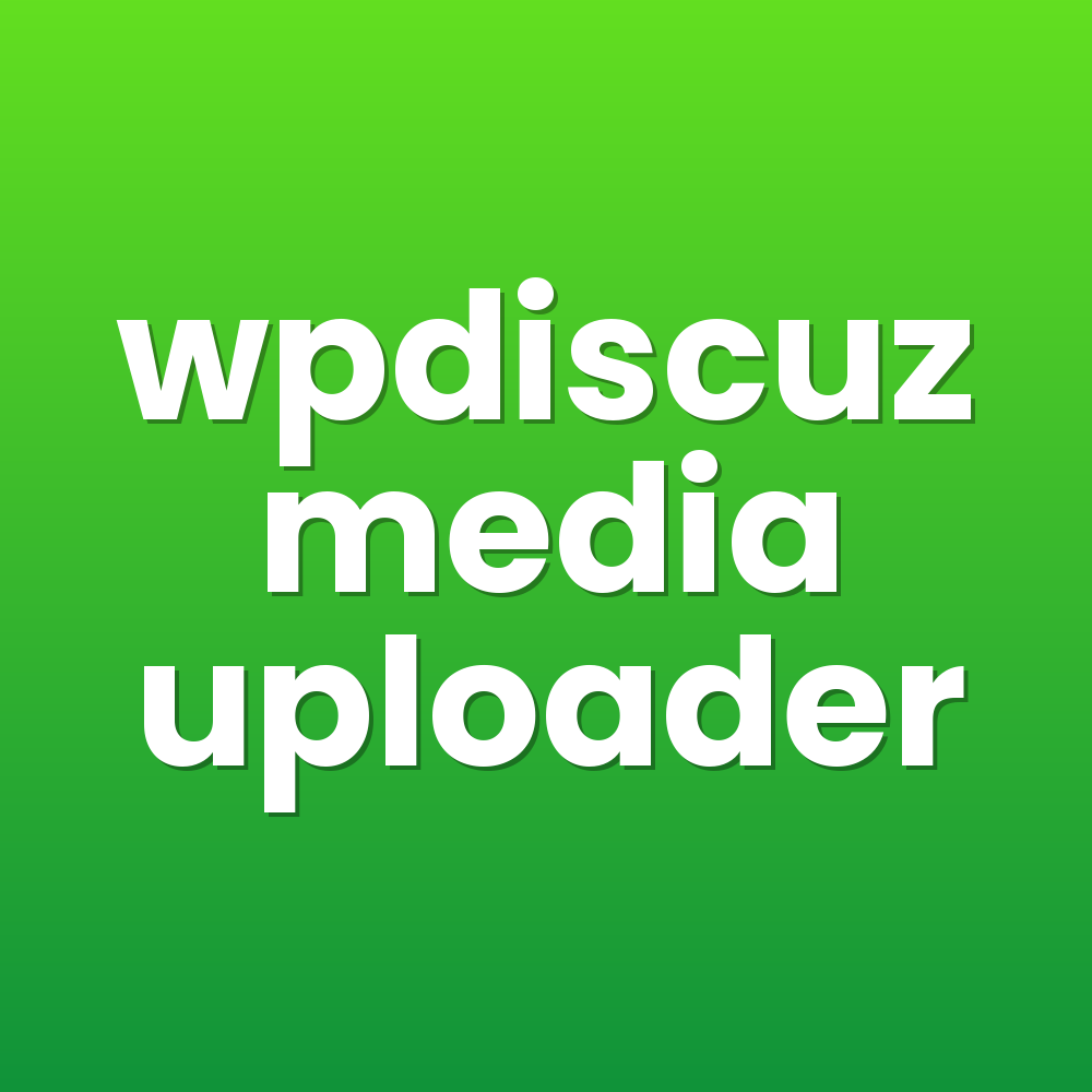 wpdiscuz media uploader