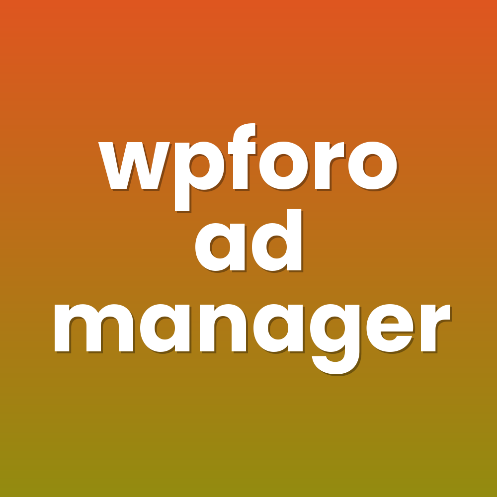 wpforo ad manager