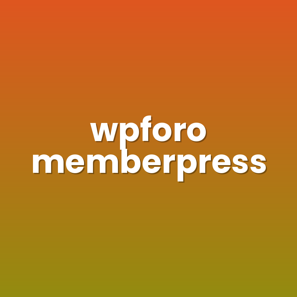 wpforo memberpress