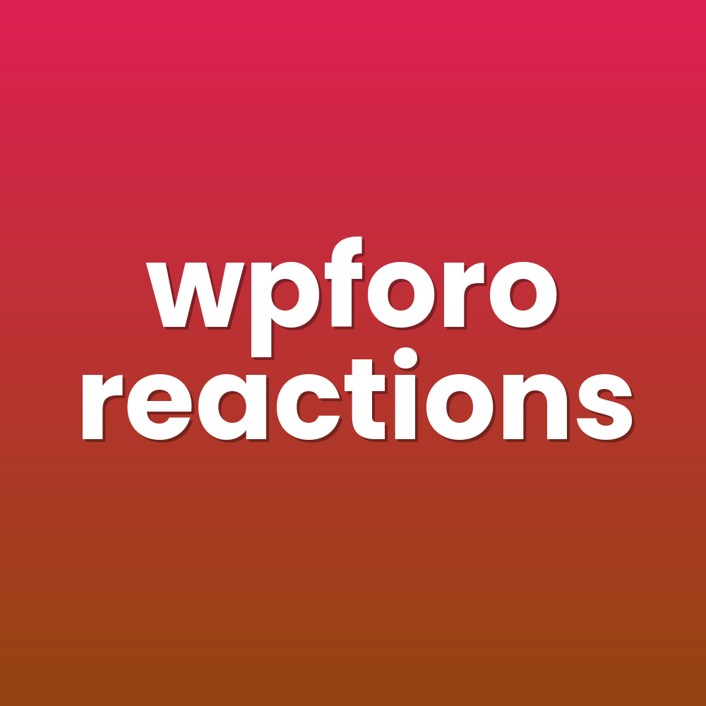 wpforo reactions