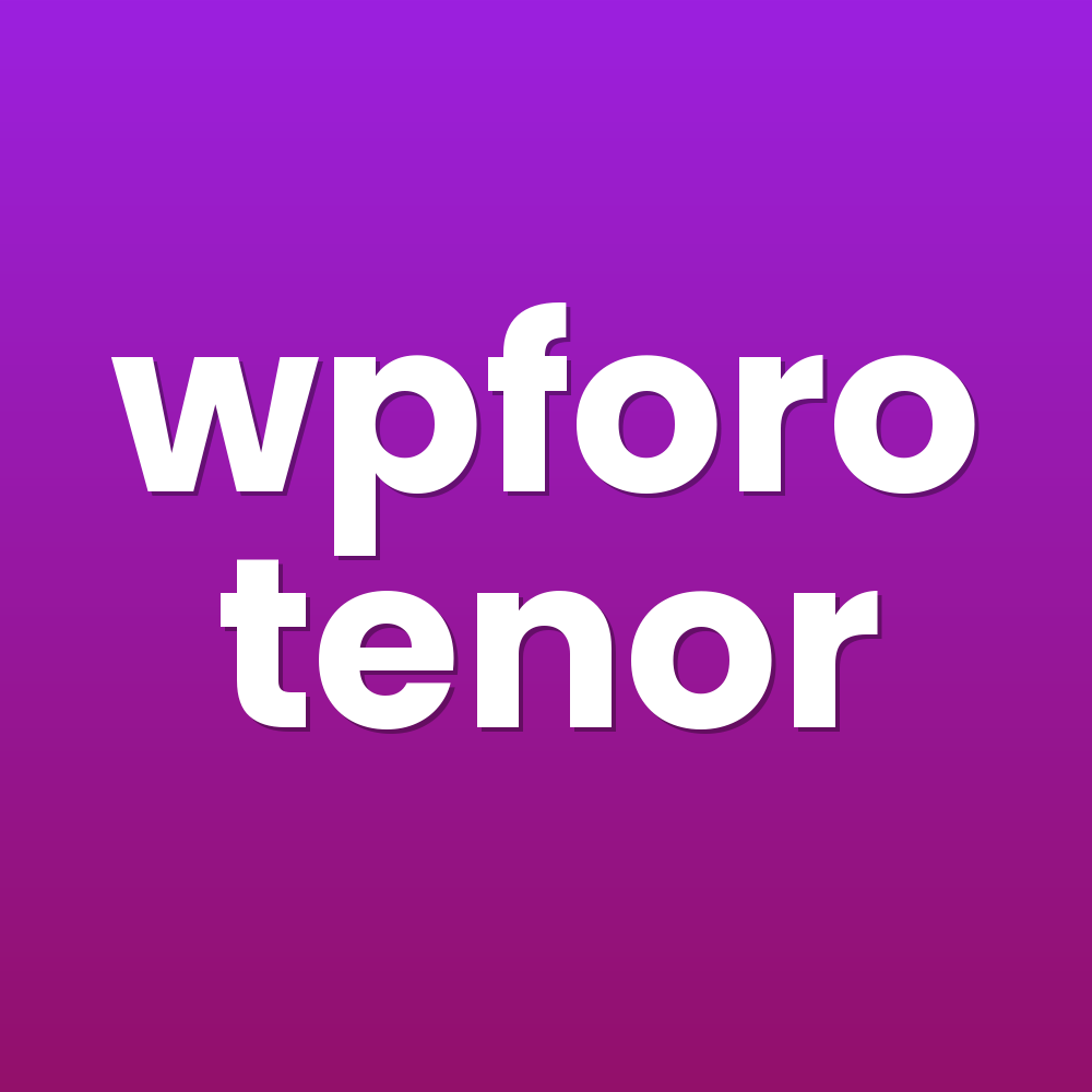 wpforo tenor