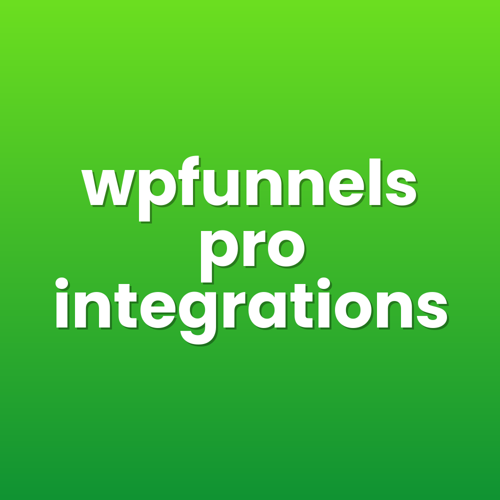 wpfunnels pro integrations