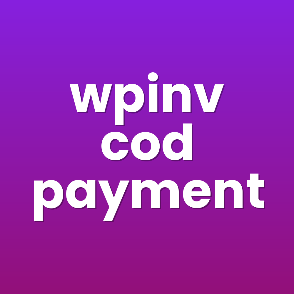 wpinv cod payment
