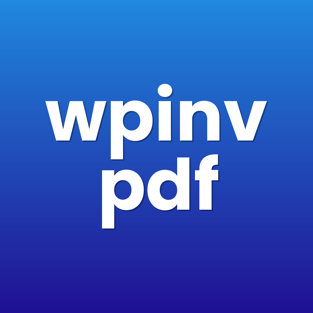 wpinv pdf