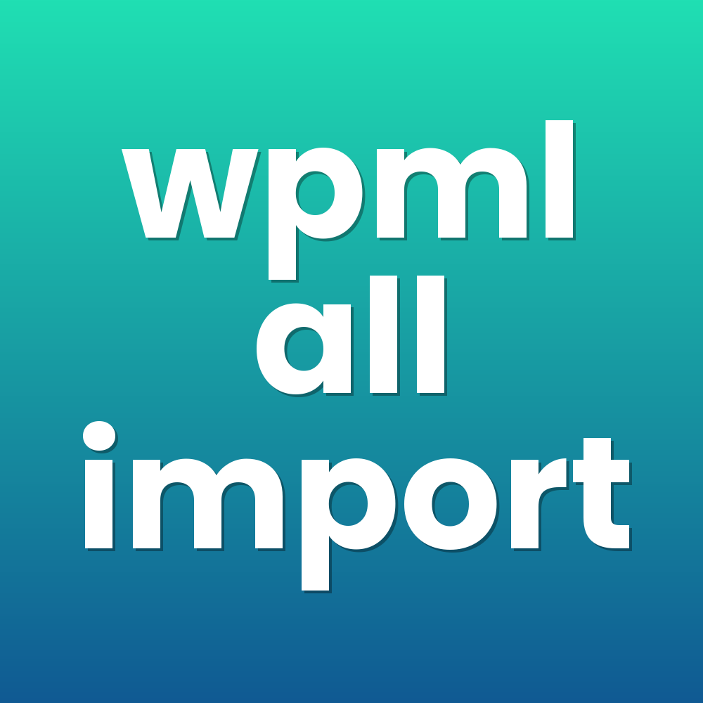 wpml all import