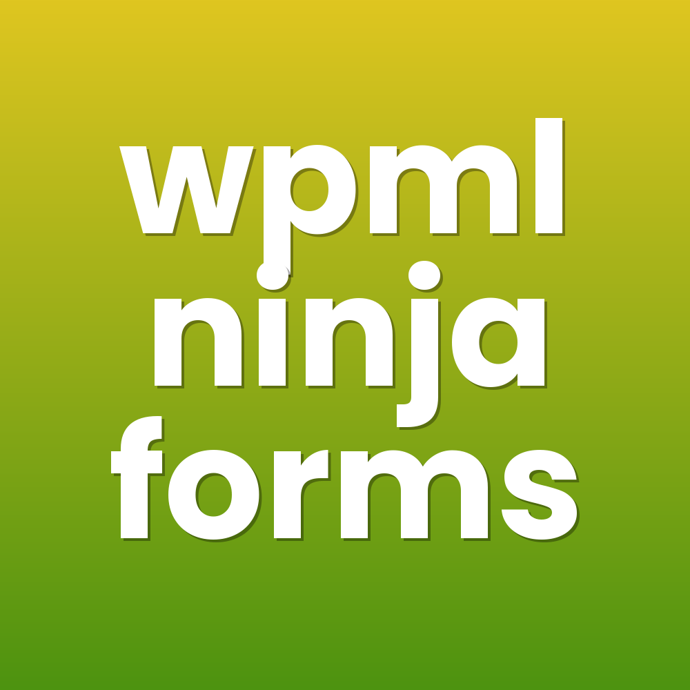 wpml ninja forms