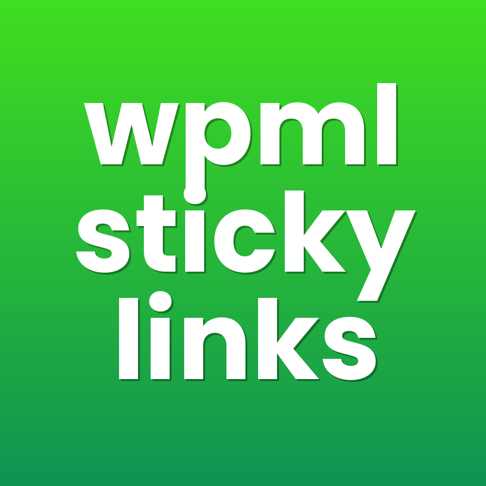 wpml sticky links