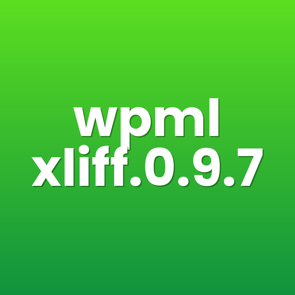 wpml xliff.0.9.7