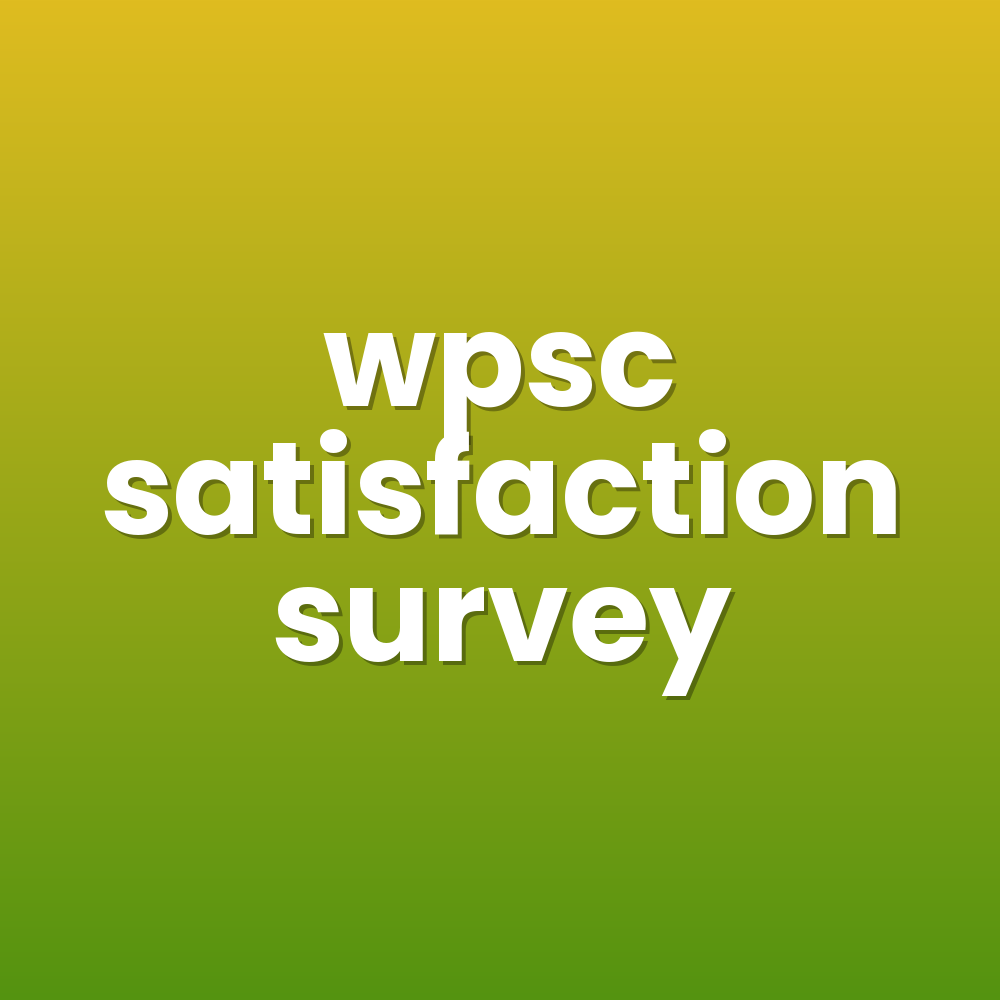 wpsc satisfaction survey