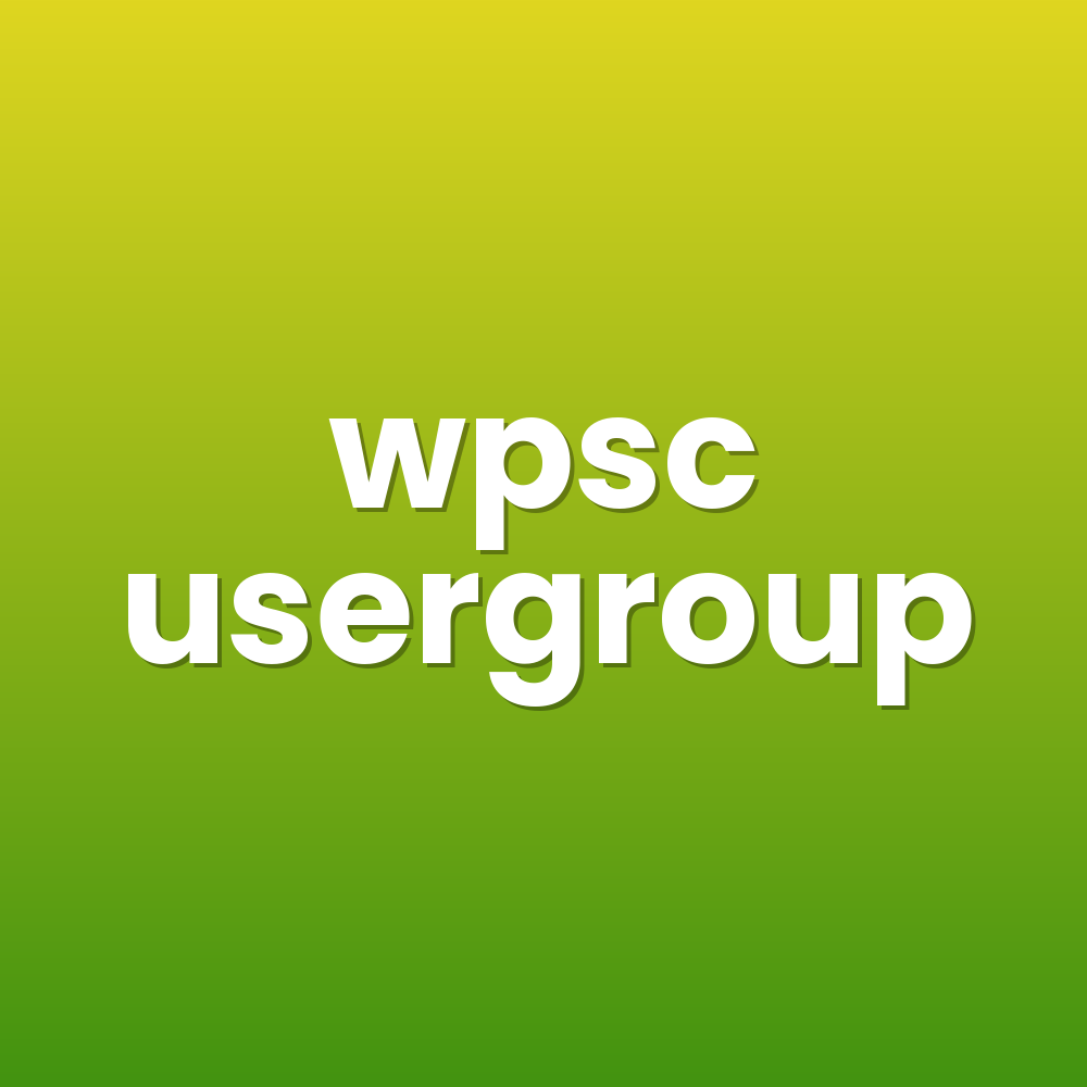 wpsc usergroup