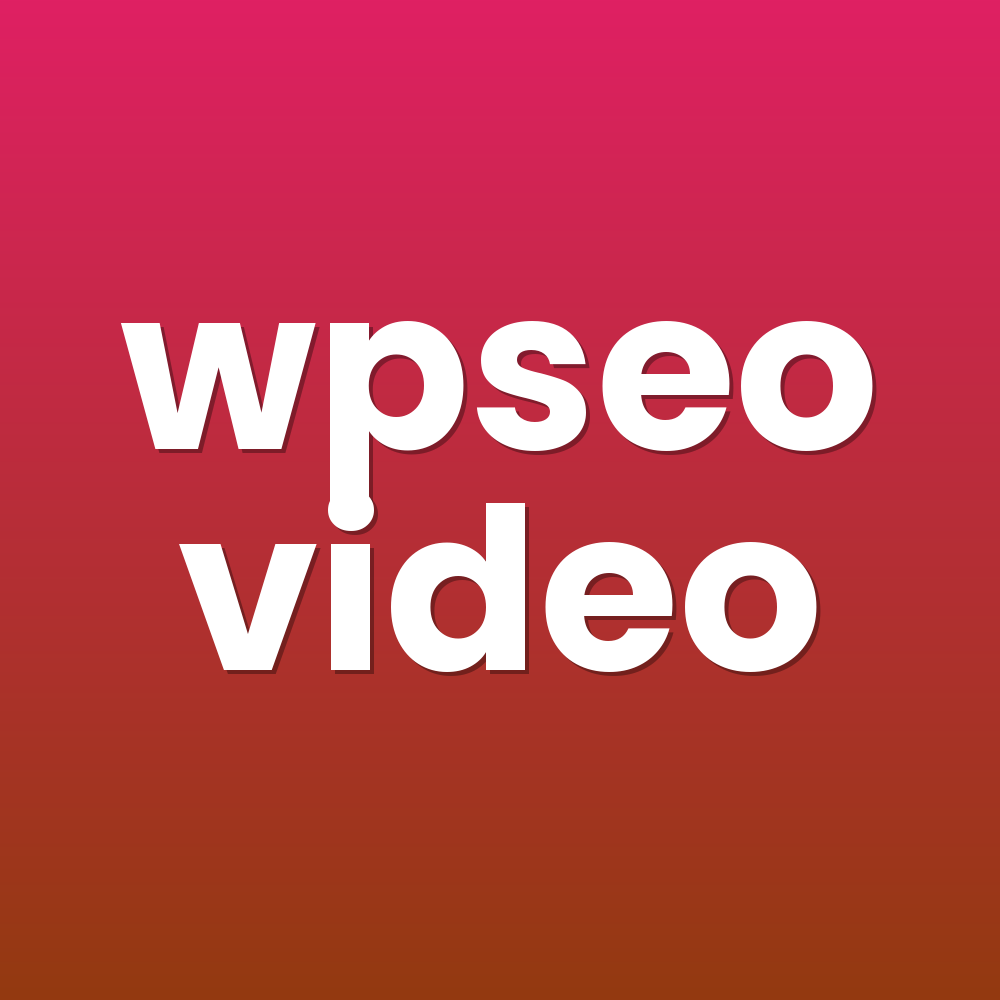 wpseo video