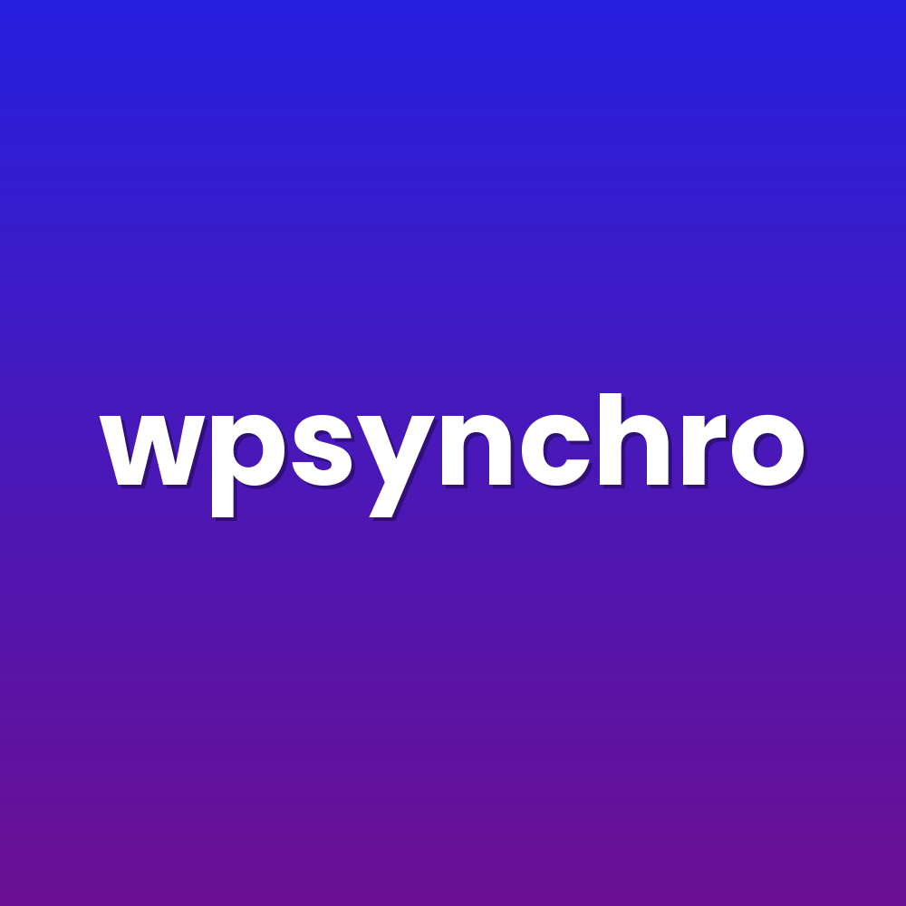 wpsynchro